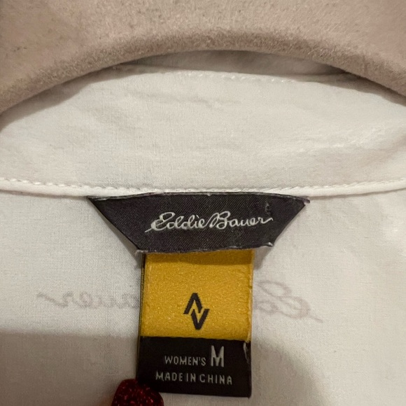 EDDIE BAUER- Women’s Medium White Shirt - Picture 2 of 5